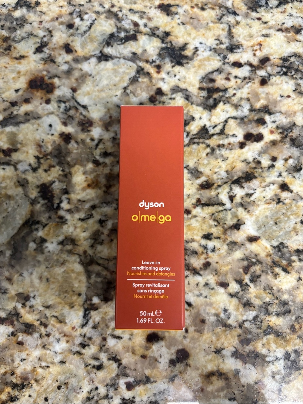 Dyson o|me|ga Leave-In Conditioning Spray — Orange Box